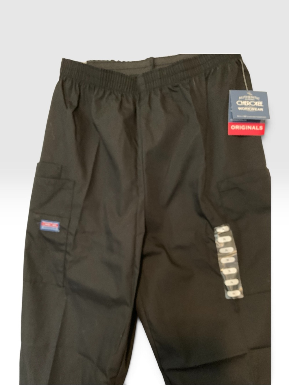 Cherokee Scrub Pants Black - Womens Size Small